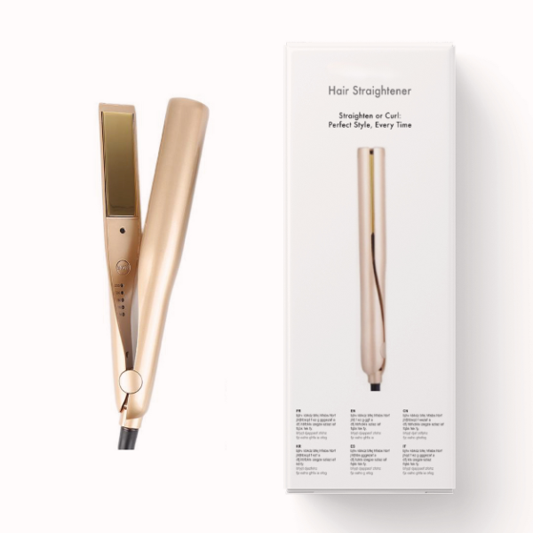 2-in-1 straightener – Turn heads with soft curls or flawless straightening
