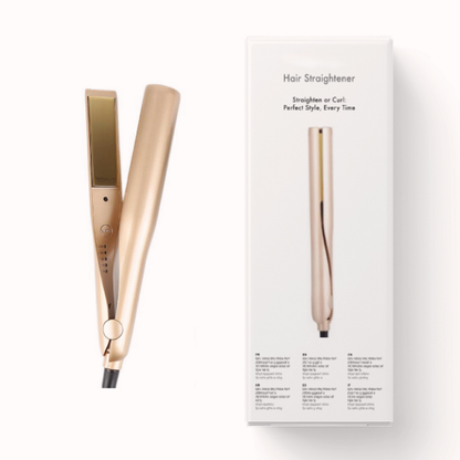 2-in-1 straightener – Turn heads with soft curls or flawless straightening